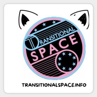 Kitty Ears Transitional Space Logo Magnet